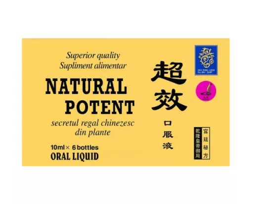 Natural Potent, 6 bottles x 10ml - MISHU ONLINE STORE SRL