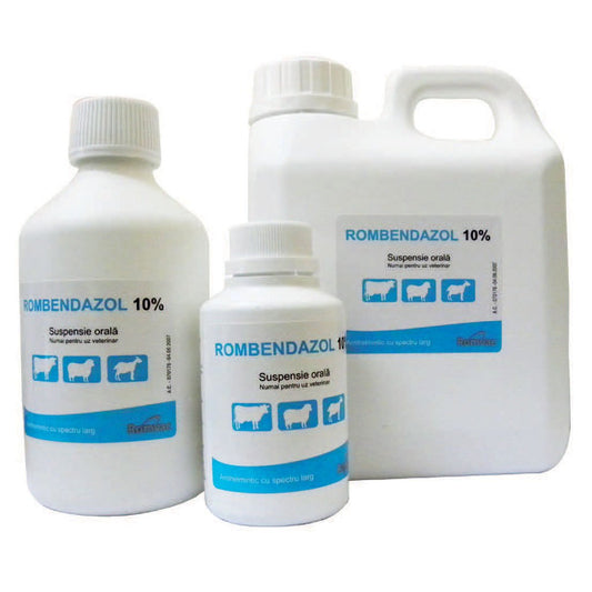 ROMBENDAZOL SUSP. 10% 100ML - 1000ML - MISHU ONLINE STORE SRL