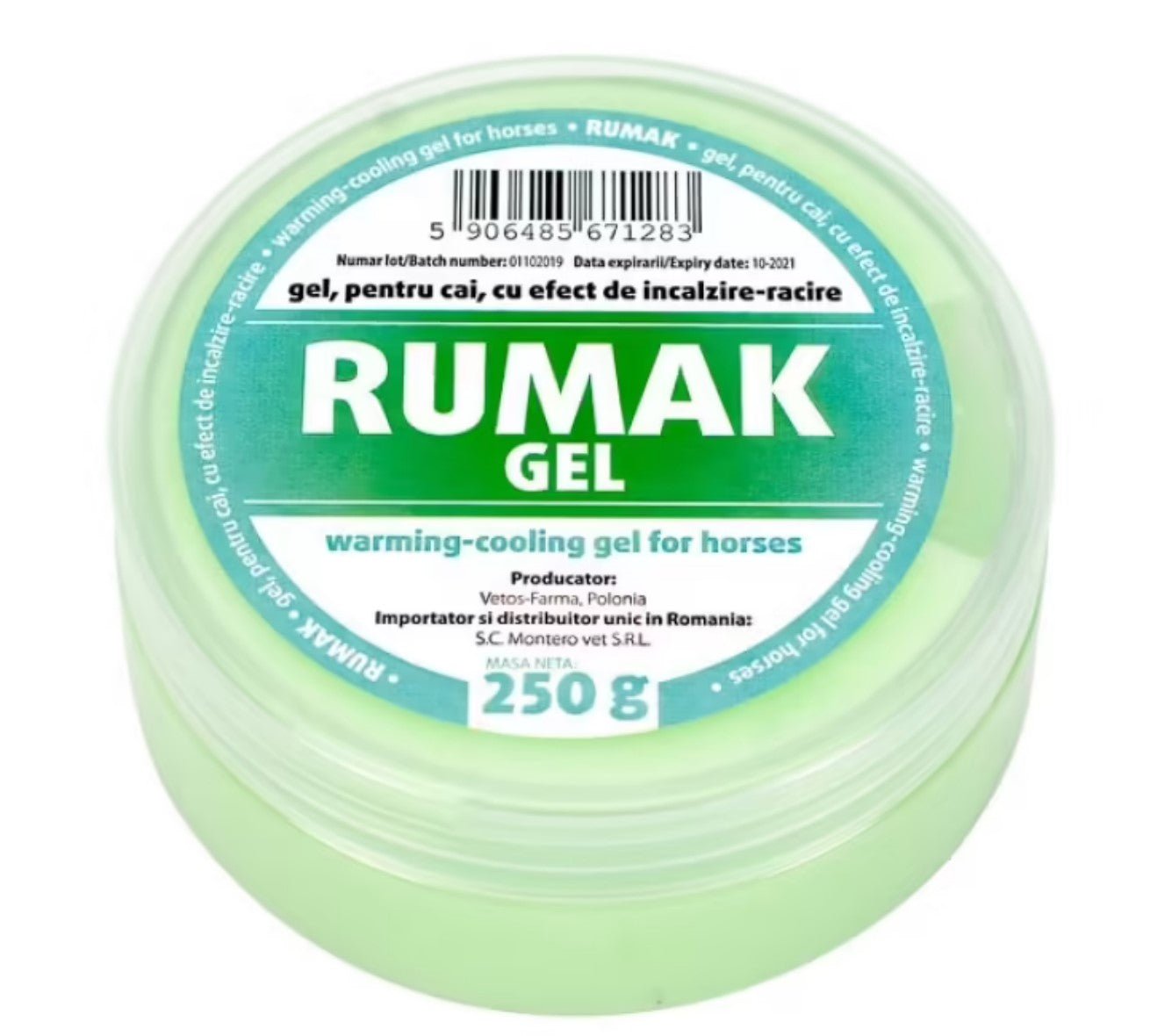 RUMAK GEL - Warming effect - MISHU ONLINE STORE SRL