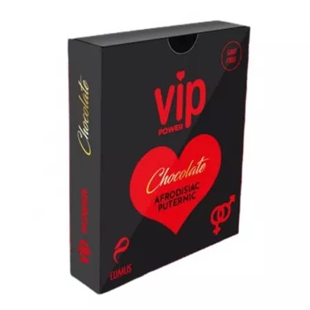 Vip Power aphrodisiac chocolate, 20 g, Elimos - MISHU ONLINE STORE SRL